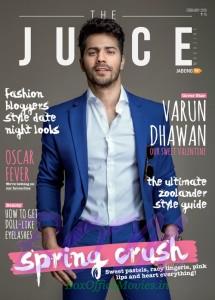 Varun Dhawan cover page boy of JUICE Magzine Feb 2016 issue