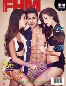 Varun Dhawan on the cover page of FHM Magazine June 2015 issue