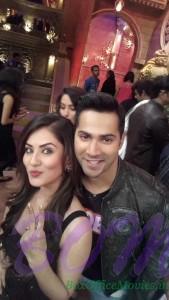 Varun Dhawan with Puja Banerjee