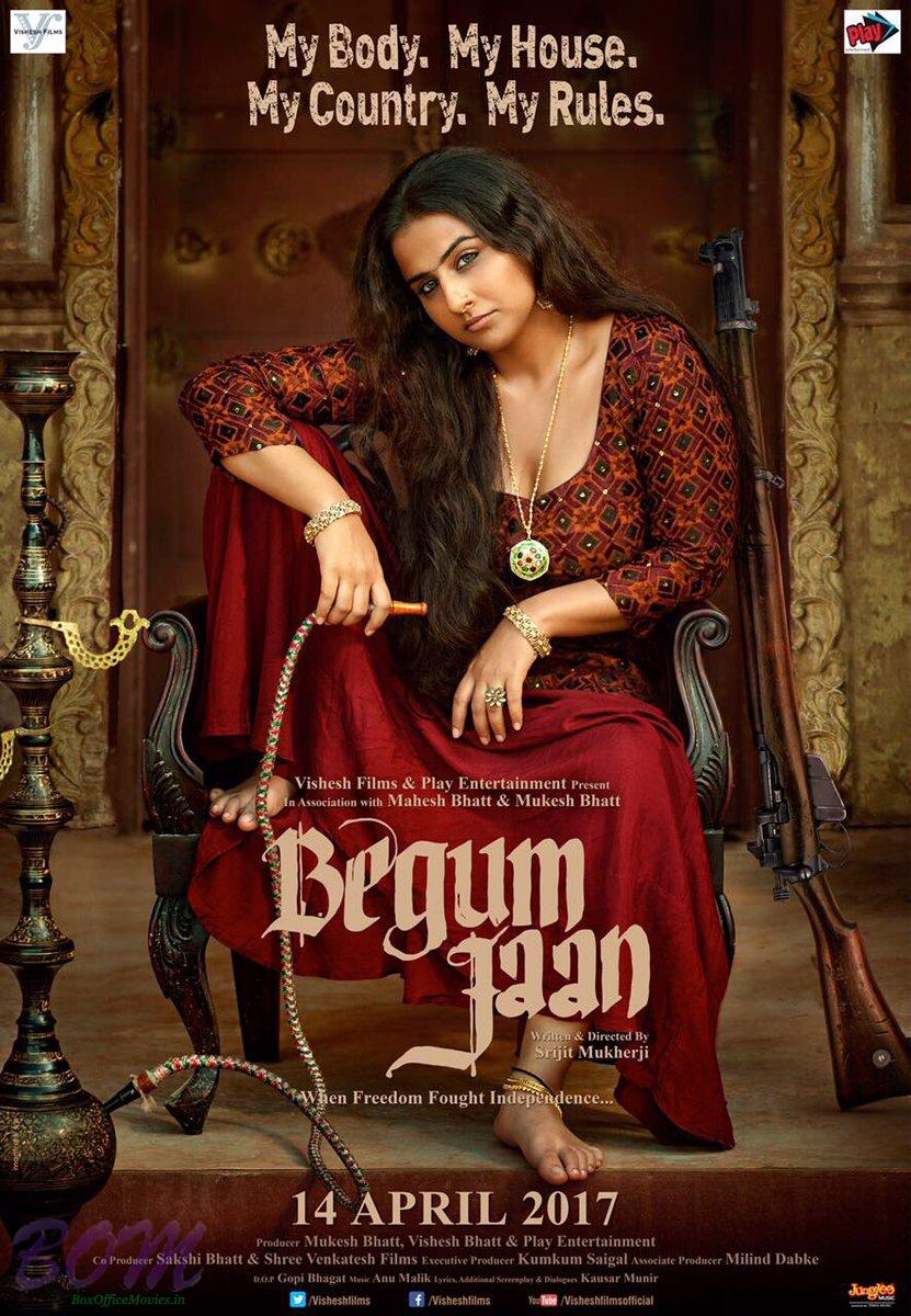 Vidya Balan Starrer BEGUM JAAN Movie First Poster