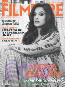 Vidya Balan cover girl for Filmfare Dec 2016 issue