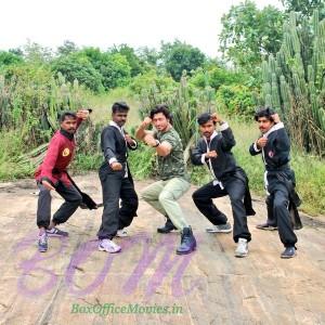 Vidyut Jammwal while issuing Black Belts to martial arts students in Kerala