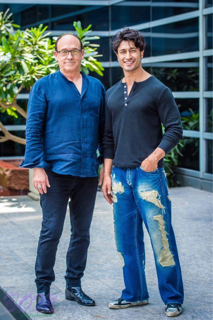 Vidyut Jammwal with Junglee movie director Chuck Russell
