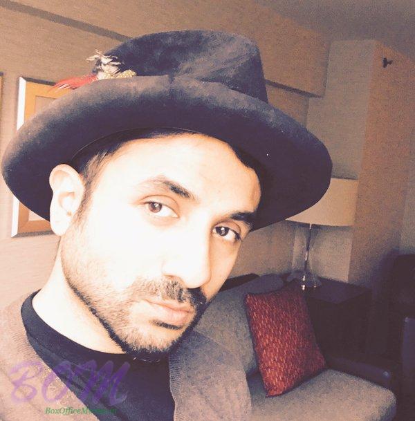 Vir Das wearing a custom hat from Gunners Hat Company