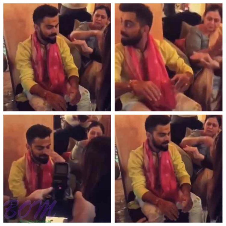 Virat Kohli Haldi ceremony pic