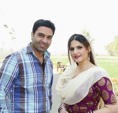 Zarine Khan with her fitness trainer Raman Sharma