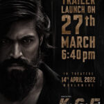 Yash Starrer KGF Chapter 2 Trailer coming on 27th March