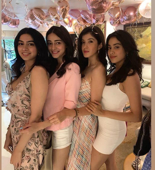 Janhvi Kapoor, Khushi Kapoor, Ananya Pandey, Bhavna Pandey