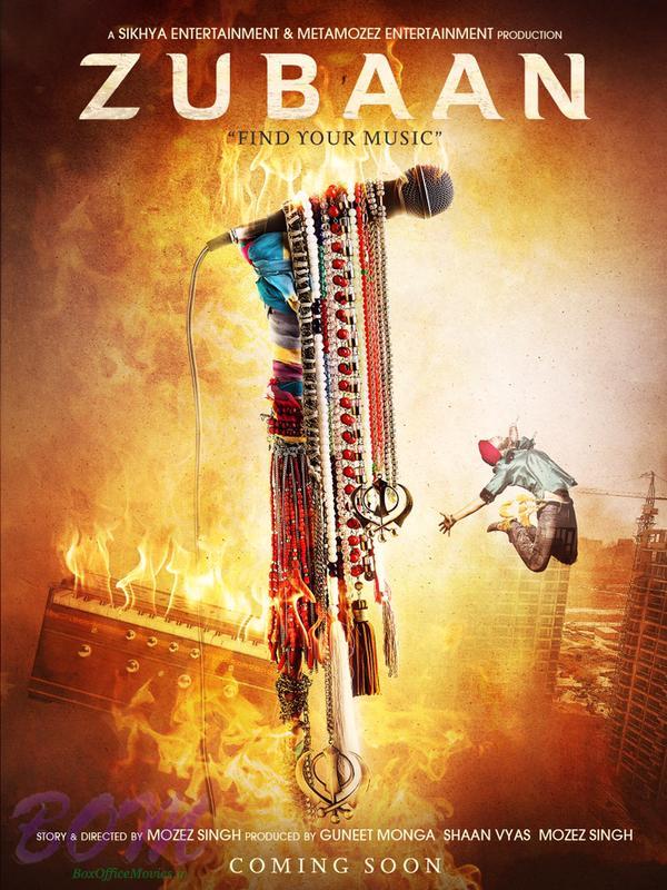 ZUBAAN movie first look poster