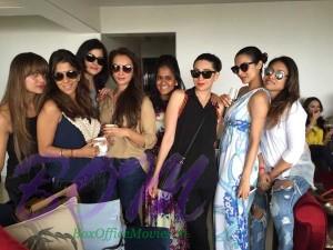 Mesmerizing ladies Amrita Arora, Karishma Kapoor, Malaika Arora Khan, Arpita Khan, Seema Khan