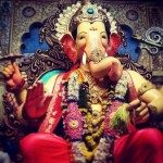 A Picture of Ganpati ji - Akka Lal Baug Ka Raja