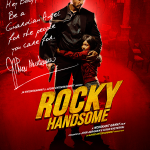 A customized poster of Rocky Handsome for BoxOfficeMovies