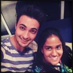 A cute selfie of recently wedded couple Aayush Sharma and Arpita Khan