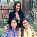 A lovely picture of Sonakshi Sinha with month and Farah khan