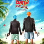 A poster of movie on famous jokes characters Santa Banta Pvt. Ltd.