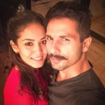 A unique selfie of Shahid Kapoor and Meera Rajput