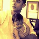 A lovely picture of Aamir Khan with his Son