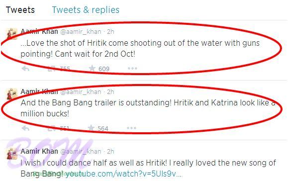 Aamir khan twitter marketing tweets
