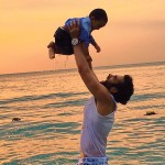 Actor Jackky Bhagnani with his Nephew