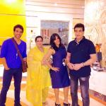 Recently actor Jeetendra, Producer Ekta Kapoor, Hero Tusshar Kapoor and Family lady Shobha Kapoor were present in Dubai Masala Awards 2014.