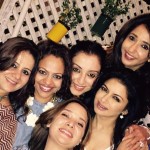 Bhagyashree with friends