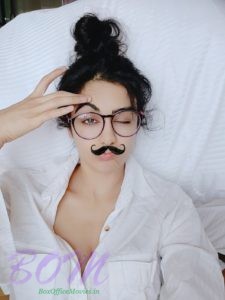 Weird picture Adah Sharma in moustache