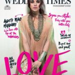 Like this pic of Aditi Rao Hydari on the cover of Femina Wedding magazine.