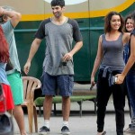 Aditya Roy Kapur and Shraddha Kapoor while shooting for Shaad Ali next OkJanu