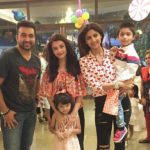 Aishwarya Rai Bachcha with Shilpa Shetty Kundra and family