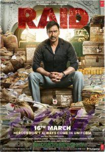 Ajay Devgn and Ileana d'cruz starrer RAID movie poster