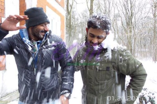 Ajay Devgn while shooting for Shivaay movie
