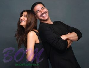Akshay Kumar and Vaani Kapoor Smiling for Bell Bottom