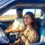 Akshay Kumar and Nimrat Kaur in Jaisalmer for the Airlift movie