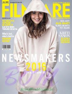 Alia Bhatt cover girl for Filmfare Dec 2016 issue