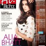 Alia bhatt on the Cover of 'HI! Blitz' Magazine September 2014 issue
