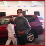 Amitabh Bachchan and Deepika Padukone on set of PIKU movie