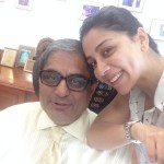 Amrita Puri with her Dad - Family Pic