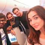 Amy Jackson with Sohail Khan Jas Arora and Wajit ji