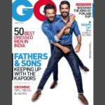 Anil Kapoor with son Harshvardhan Kapoor on GQ India Magazine
