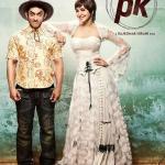 Another weird poster of PK movie featuring Aamir Khan and Asnuskha Sharma