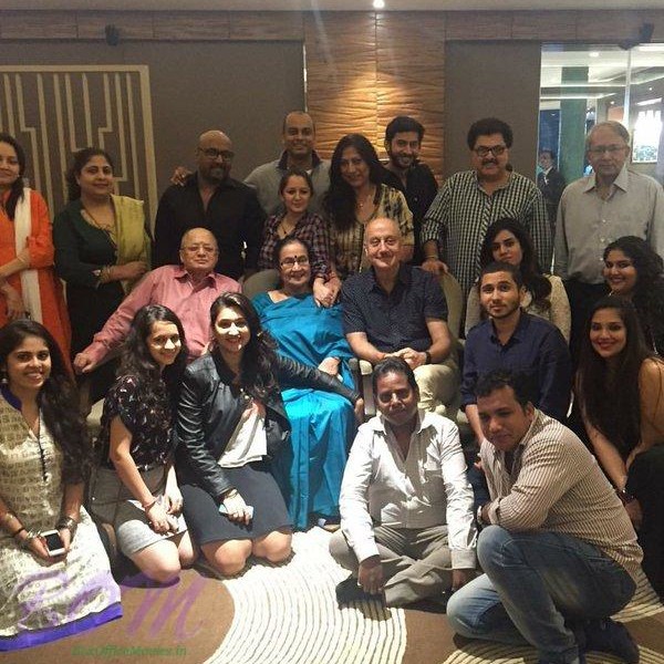 Anupam Kher ‘s Birthday 2016 celebration with his family