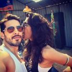 Anushka Manchanda ‏hot picture with Dino Morea