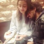 A stranger resting on the shoulders of Alia Bhatt