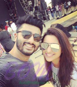 Arjun Kapoor selfie with Parineeti Chopra