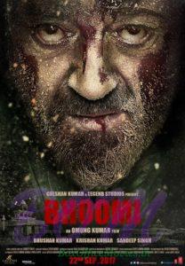 Bhoomi movie new poster starring bloody Sanjay Dutt