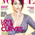 Bollywood Cover Girl Sonakshi Sinha on Vogue India Magazine May 2015 Issue