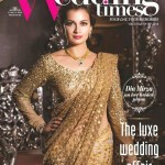 Dia Mirza look gorgeous in Sabya Mukherjee for Wedding Times Magazine September issue