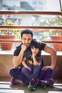 Emraan Hashmi with his son Ayaan Hashmi