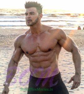 Fittest Sahil Khan at beach
