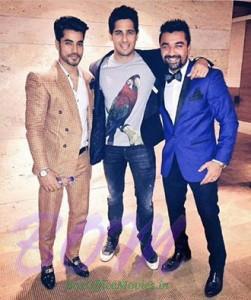 Gautam Gulati, Siddharth Malhotra and Azaz Khan together